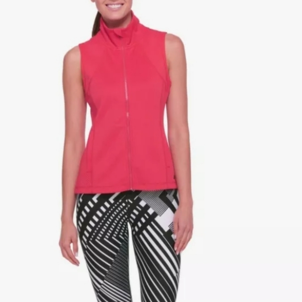 NWT Tommy Hilfiger Sport Pink Vest Sz Large